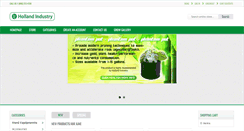 Desktop Screenshot of hollandindustry.com